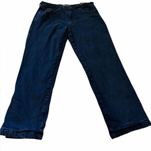 BC CLOTHING Original Fleece
Lined Mens Dark Blue Denim Jeans 36x30